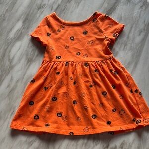 Cat & Jack Orange Casual Raglan Sundress